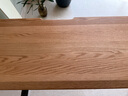 源氏木語(yǔ) 實(shí)木書(shū)桌長(cháng)條一字板電腦桌靠墻一字桌40窄桌子簡(jiǎn)約電腦桌 橡木實(shí)木面一字板窄書(shū)桌1.6米 否 曬單實(shí)拍圖