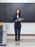 源菲埡高級感藏青色西裝外套女2025春秋新款大學生面試正裝工作西服套裝 藏青色西裝外套 L 曬單實拍圖