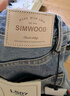 SIMWOOD/簡(jiǎn)木男裝【LS07寬松直筒】2024秋季新版13.5盎司牛仔褲SN230278 水洗懷舊中藍(lán) 31 （建議136-145斤） 曬單實(shí)拍圖