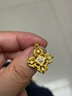 傳呈吉星金剛杵 999足金鉆石吊墜套鏈 古法黃金項鏈女七夕禮物 金重約12.63克【訂貨】 曬單實拍圖