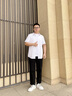 GXG男裝【涼感免燙】簡(jiǎn)約商務(wù)男襯衫通勤正裝襯衣 2025夏季新品 白色 XL 曬單實(shí)拍圖