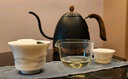 不拙便攜式旅行茶具快客杯戶(hù)外出差露營(yíng)茶具茶杯一壺三杯白瓷山水蓋碗 曬單實(shí)拍圖