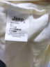 吉普（JEEP）長(cháng)袖T恤男士春秋季polo寬松休閑打底衫衣服男裝 杏色 4XL  曬單實(shí)拍圖