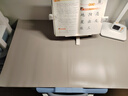 熱森升級灰色100*60書桌墊學(xué)生護(hù)眼學(xué)習(xí)寫字辦公電腦桌防污餐桌墊家具柜有機(jī)硅保護(hù)墊童書桌墊專用桌布 曬單實拍圖
