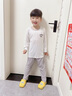 俞兆林（YUZHAOLIN）兒童睡衣男女童莫代爾家居服套裝四季空調服中小童衣服 快樂(lè )熊貓 曬單實(shí)拍圖