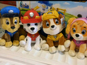 汪汪隊立大功（PAW PATROL）汪汪隊玩具毛絨全套狗狗玩偶公仔男女孩玩具旺旺隊生日禮物 6只經(jīng)典款-小號毛絨 小號-坐高約15.2CM 曬單實(shí)拍圖