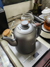 金正純鈦全自動手柄上水壺抽水燒水泡茶一體電熱水壺?zé)熁也ＡР锠t煮茶器新款 1.2L ｜煙全鈦【純鈦材質(zhì)】自動續(xù)水+防燙把手 曬單實(shí)拍圖
