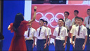 勤度六一演講服裝女中學(xué)生朗誦比賽演出服合唱詩(shī)歌學(xué)生運(yùn)動(dòng)會(huì)初中高中 女短白襯衫+黑百褶中裙+新酒 M 曬單實(shí)拍圖