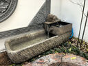 荷府家居 家居戶(hù)外庭院流水擺件循環(huán)水 吐水獸長(cháng)方形樹(shù)脂石槽流水魚(yú)缸造景擺件 【貔貅流水-長(cháng)款】無(wú)木架 曬單實(shí)拍圖