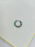 SINCE YOU羅馬飛揚(yáng)耳環(huán)男純銀輕奢小眾設(shè)計(jì)感耳圈個(gè)性高級(jí)感耳飾女生日禮物 太空灰（單只） 曬單實(shí)拍圖