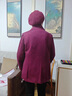 俞兆林（YUZHAOLIN）媽媽裝春秋呢子上衣中老年女裝秋冬毛呢外套2025新款老人洋氣套裝 FXN787868 紅色(上衣) XL  【建議80-105斤】 曬單實(shí)拍圖