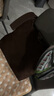 CHARLES&KEITH25秋新品大容量絨面單肩子母托特包CK2-40270966-2 Espresso Brown咖啡棕 L 曬單實(shí)拍圖