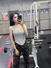 FSHE美式迷彩工裝牛仔褲女夏秋新款高腰寬松闊腿顯瘦百搭直筒拖地褲子 迷彩色 XS 曬單實(shí)拍圖