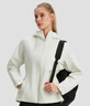 迪桑特（DESCENTE） WOMEN’S TRAINING 女士 防水透濕抽繩抓絨 梭織上衣外套夾克 WT-WHITE XL (175/92A) 曬單實拍圖
