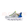 Skechers斯凱奇童鞋男童運(yùn)動鞋小白鞋休閑中大童跑步鞋405273L 曬單實拍圖