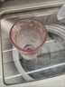 嘉玘冰川玻璃杯水杯家用高顏值喝水杯子ins風(fēng)酒杯果汁杯啤酒杯飲料杯 漸變粉大號(hào)冰川杯 曬單實(shí)拍圖