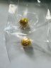 集記世家黃金轉(zhuǎn)運(yùn)珠3D硬足金路路通銅錢珠六字真言福字珠單顆小金珠子散珠 祥云珠10mm【金重約：0.7-0.8g】 單顆 曬單實(shí)拍圖