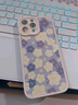 氣質(zhì)碎花適用iphone14手機(jī)殼蘋(píng)果11復(fù)古16全包15promax天使眼8/13 茶白 紫白紋理小花 15promax 曬單實(shí)拍圖