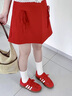 啄木鳥(niǎo)網(wǎng)面德訓(xùn)鞋女2025年夏季新款平底透氣小白鞋薄款輕便運(yùn)動(dòng)板鞋 紅色 36 曬單實(shí)拍圖