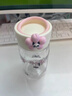 ONEDAY塑料水杯子小容量夏天tritan食品級女士高顏值便攜小巧學生隨手杯 櫻花白380ml 曬單實拍圖