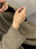 法卡曼黃金鳳尾手鏈女款足金999簡約時尚手飾生日禮物送女友 鳳尾黃金手鏈【玫瑰禮盒】 曬單實拍圖