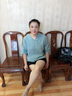 俞兆林媽媽夏裝純棉t恤洋氣貴夫人套裝兩件套中老年女夏季棉麻短袖上衣 YX-2315 藍(lán)色【單上衣】 2XL 【建議105-120斤】 曬單實(shí)拍圖