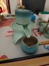 三旬 高檔輕奢錦繡自動(dòng)功夫茶具套裝家用陶瓷茶壺懶人泡茶神器禮盒 曬單實(shí)拍圖