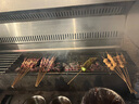 節(jié)行商用加厚羊肉串大號木炭燒烤爐商用燒烤架一米二長18內(nèi)寬戶外燒烤 套六 曬單實(shí)拍圖