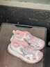 泰蘭尼斯25夏新款涼鞋女童溯溪鞋透氣大網(wǎng)孔戶(hù)外玩水露營(yíng)鞋子 櫻花粉/星白/銀 33 內長(cháng)21.5cm 適合腳長(cháng)21cm 曬單實(shí)拍圖