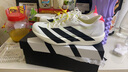 阿迪達(dá)斯 （adidas）運(yùn)動跑鞋時尚戶外輕便比賽訓(xùn)練鞋健身跑步鞋 IF9419 黑白 42  曬單實拍圖