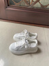 HANG TENGF小白鞋女輕便厚底增高8cm6cm板鞋女百搭網(wǎng)面透氣系帶防滑軟底真 白色【標(biāo)準(zhǔn)款】網(wǎng)面透氣哦 34 曬單實(shí)拍圖