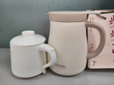 膳魔師（THERMOS）保溫壺0.8L小容量316L不銹鋼辦公家用露營(yíng)帶茶漏燜茶壺TEHB-800 葭灰色 800ml 曬單實(shí)拍圖