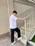 VOLO犀牛男鞋透氣軟底增高休閑皮鞋男士板鞋西裝小白鞋 白色 40 曬單實拍圖