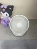 佳鄰(JANLLEN)壁掛風(fēng)扇免打孔廚房廁所衛生間掛墻電風(fēng)扇小型便攜式折疊搖頭遙控辦公室桌面宿舍充電小風(fēng)扇循環(huán)扇 白色遙控款【遙控+充電+搖頭+折疊+夜燈】 標配【配掛鉤+USB數據線(xiàn)】 曬單實(shí)拍圖