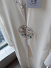 卡悠萊（KAYOULAI）茶服女禪服女高級(jí)感上衣長(zhǎng)款古箏演出服漢服式中國(guó)風(fēng)禪意佛 米白色裙子 L105-120斤 均碼 曬單實(shí)拍圖
