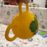 費雪（Fisher-Price） 兒童小皮球嬰兒手抓軟膠搖鈴球拍拍球 10CM直徑 黃色 曬單實拍圖
