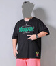 肥貓潮府大碼短袖t恤男加肥加大夏季胖子純棉寬松衣服休閑運(yùn)動(dòng)夏裝T恤衫潮 黑色 5XL （210-240）斤 曬單實(shí)拍圖