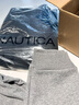 諾帝卡（NAUTICA）【單件直降】秋冬棉滌磨毛加絨柔軟簡約束腿休閑運動衛(wèi)褲男KE4408 中花灰03E S 曬單實拍圖