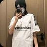 LEMANISMlemanism夏季潮牌字母膚感膠印無袖背心男280g重磅純棉情侶坎肩女 黑色 M 曬單實(shí)拍圖