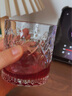 PAKCHOICE高顏值威士忌酒杯家用玻璃水杯套裝歐式雕花洋酒杯套裝 曬單實(shí)拍圖