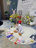Kordear嬰兒帽子春秋雙層新生兒可愛(ài)護囟門(mén)帽新生兒護頭包頭帽 甜蜜花園 6-12個(gè)月 曬單實(shí)拍圖