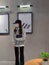 舒翎大碼黑色窄版直筒牛仔褲女春夏新款胖mm彈力顯瘦梨型身材美式褲子 黑色長(zhǎng)褲 L 推薦106-125斤 曬單實(shí)拍圖