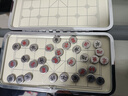 紫湖迷你中國象棋磁石金屬實(shí)心中國象棋可折疊旅行便攜象棋棋盤(pán)套裝 曬單實(shí)拍圖