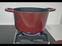 菲仕樂Moments食光鑄鐵鍋家用雙耳煲湯鍋燉煮兩用琺瑯鍋電磁爐燃?xì)馔ㄓ?食光鑄鐵鍋-勃艮第紅 24cm 曬單實(shí)拍圖