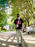 魯雅爾黃泥戰(zhàn)馬印花褲子男春夏季休閑百搭牛仔褲美式hiphop潮牌直筒長褲 黃泥 XL 【建議120-140斤】 曬單實(shí)拍圖