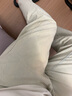 頂峰保羅（Dingfengbaoluo）水洗泥黃牛仔褲男士春夏季潮牌闊腿休閑寬松長褲子DFS20黃泥色3XL 曬單實拍圖