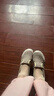 慕伊銘（MUYIMING）北京春秋布鞋女鞋防滑新款軟底香風透氣腳蹬休閑媽媽中老年女單鞋 85-2卡其色 36 曬單實拍圖