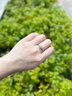 Pt950鉑金莫桑石鉆戒指女新款方包一克拉鉆石指環(huán)白金戒結婚求婚 輕奢款公主方包【主石2克拉】 默認發(fā)活口可調節大小 曬單實(shí)拍圖