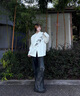 聲猴新中式男裝白色墊肩西裝男外套小眾設(shè)計感高級西服中國風(fēng)訂婚套裝 中式西服+白長T+西褲【三件套】 XL （115-130斤）） 曬單實拍圖