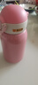 壹滴滴毛絨保溫杯男女士高顏值兒童水杯學(xué)生寶寶戶(hù)外斜挎幼兒園大肚杯子 粉色- 500ml +貼紙+一杯雙蓋 曬單實(shí)拍圖